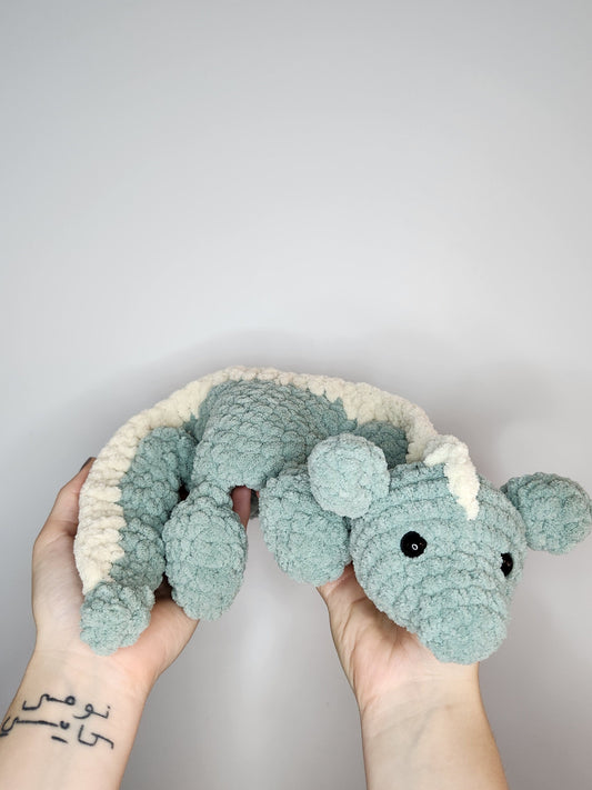 Sea Monster - Crochet Snuggler - READY TO SHIP