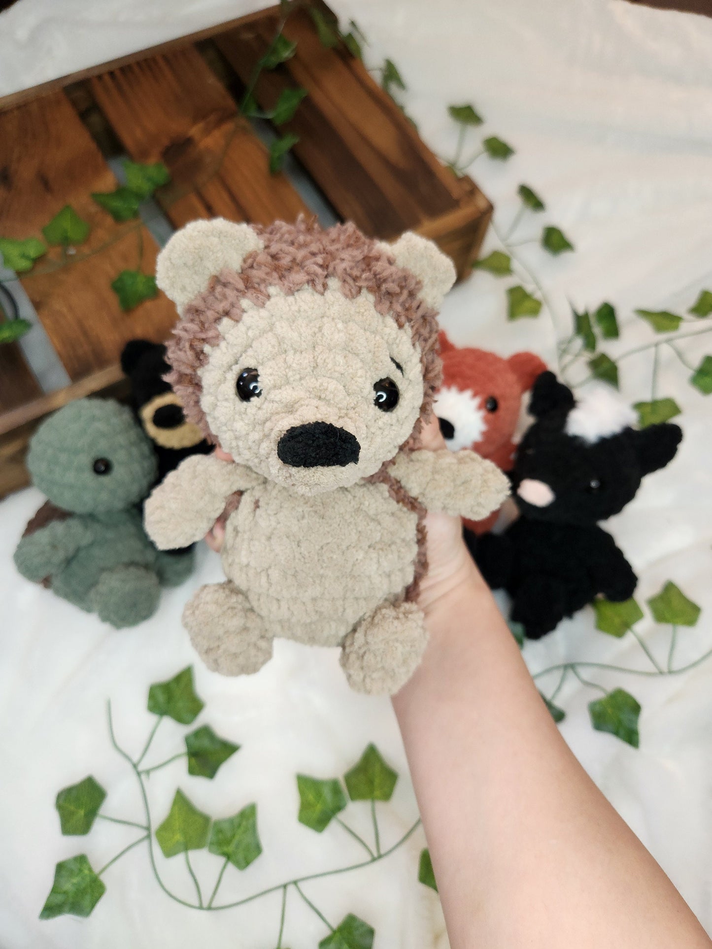 Woodland Mini: Hedgehog - Crochet PATTERN ONLY