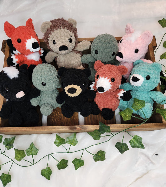 BUNDLE Woodland Minis Crochet PATTERN ONLY