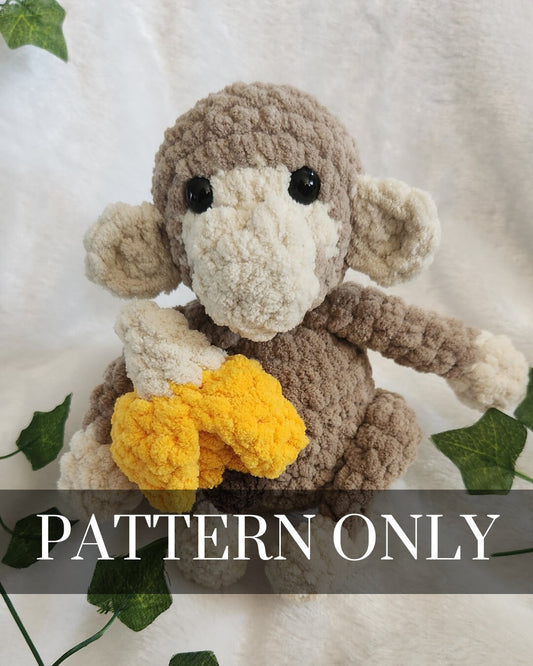 Little Monkey Crochet PATTERN ONLY