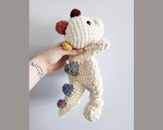 Custom Dinosaur - Crochet Snuggler Crocheted