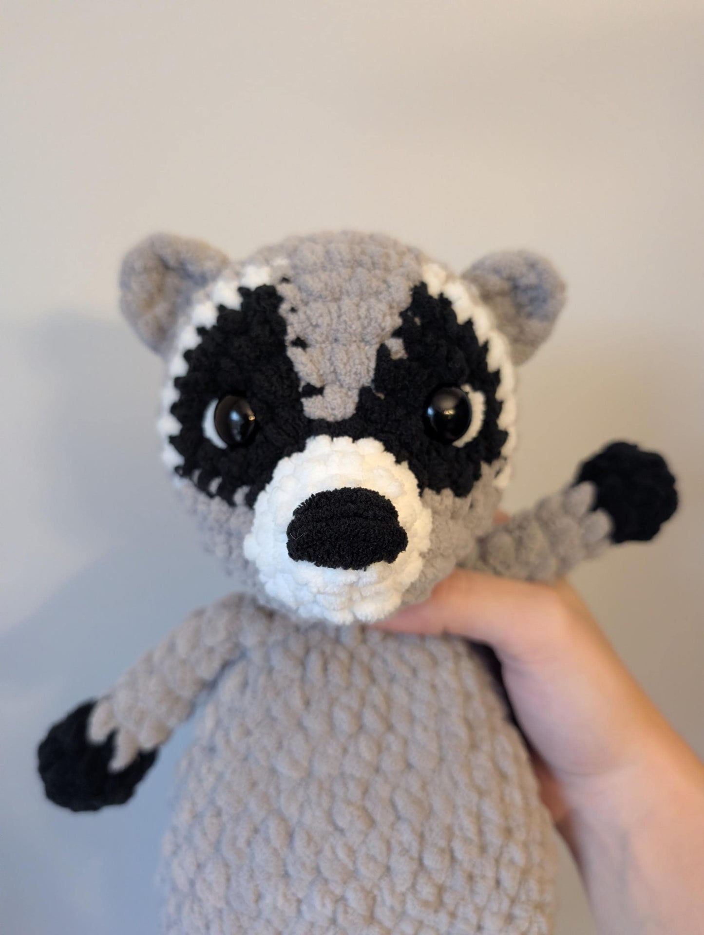 Raccoon - Crochet Snuggler