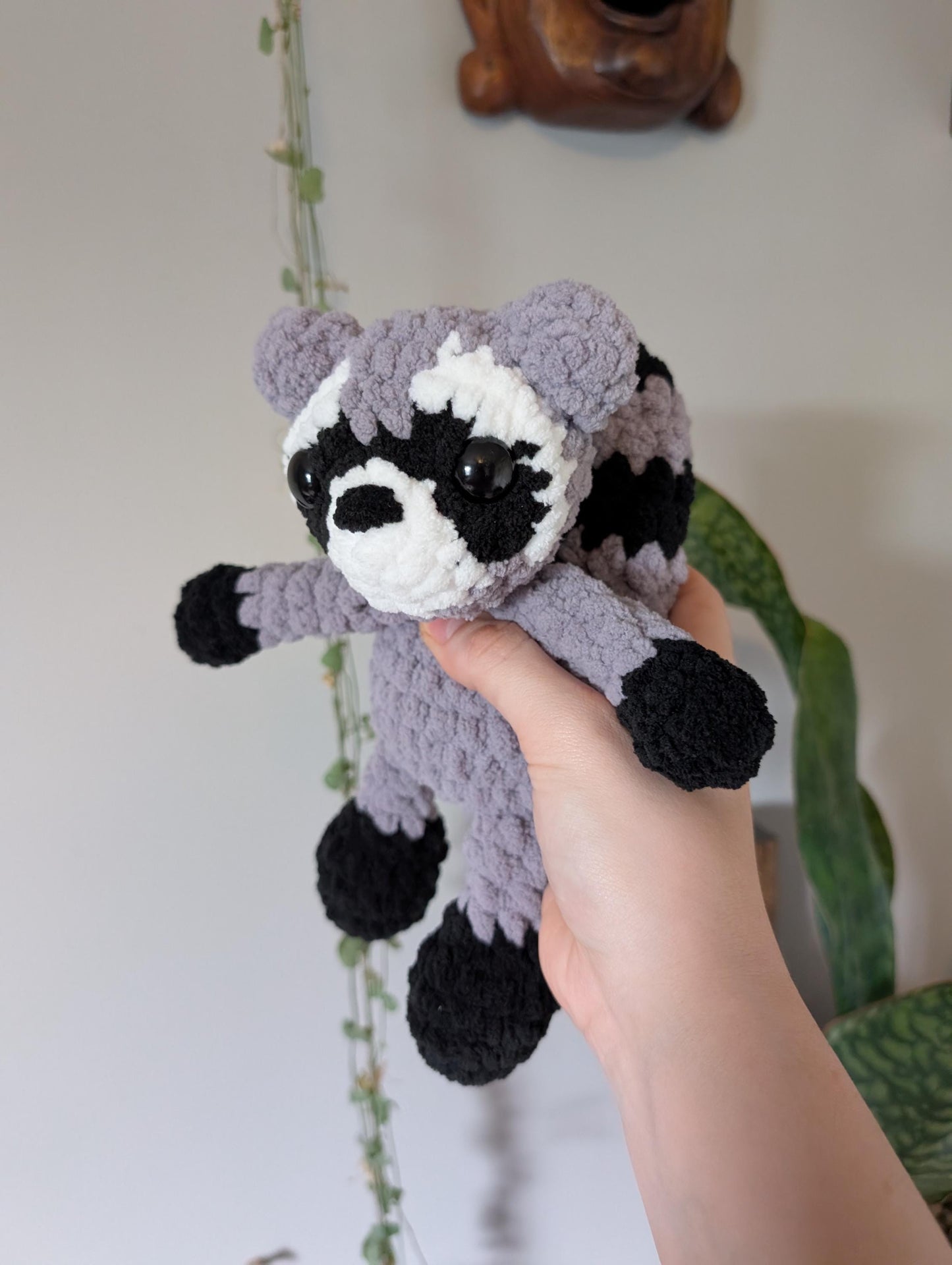 Raccoon - Crochet Stuffed Animal