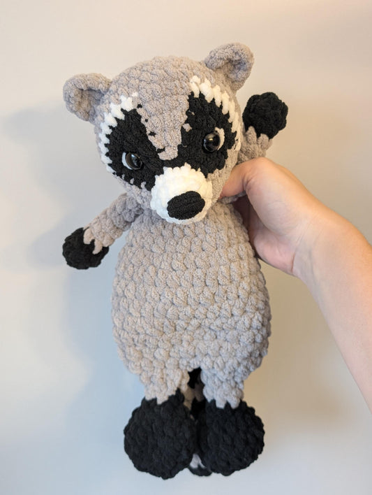 Raccoon Snuggler Crochet PATTERN ONLY