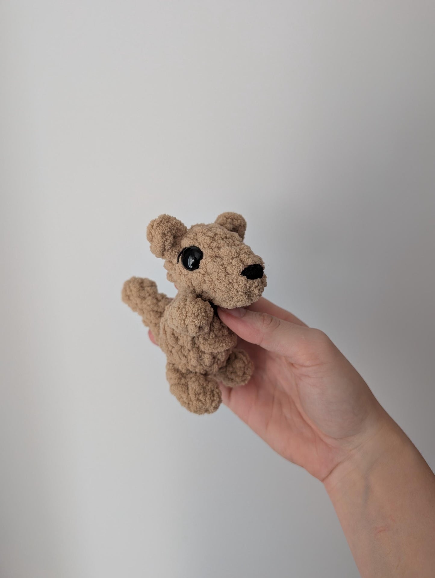 Kangaroo Mom and Baby - Crochet PATTERN ONLY