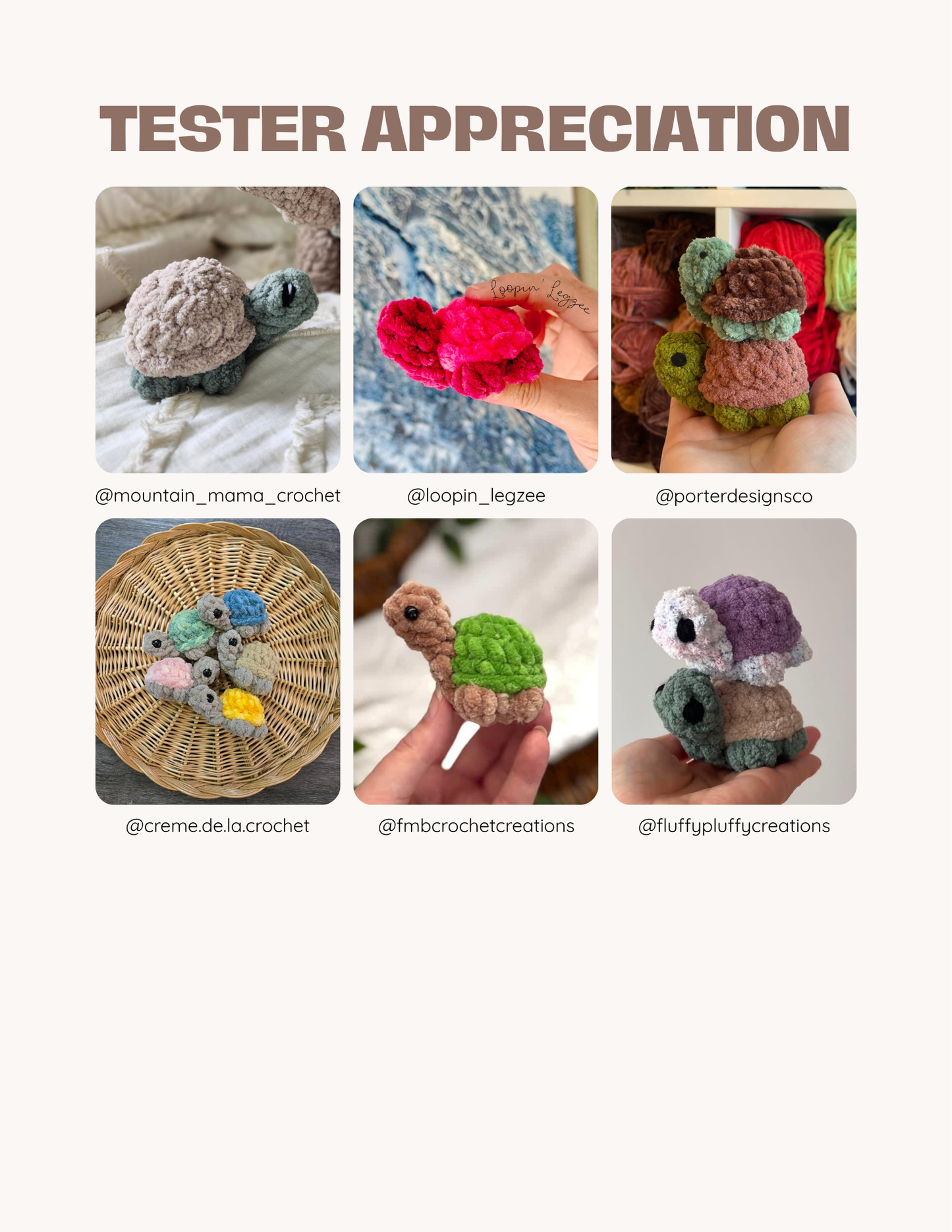 Baby Turtle - Crochet PATTERN ONLY - Quick Market Make!