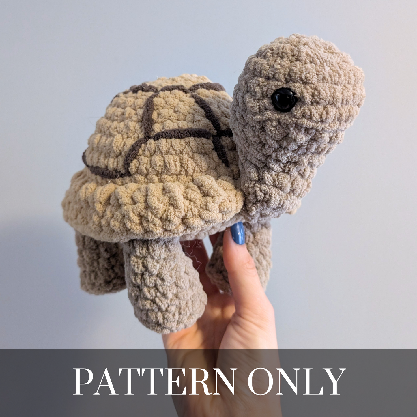 Tortoise - Crochet PATTERN ONLY – Plush Fundraiser