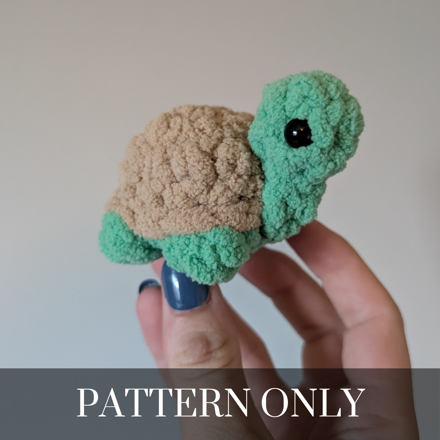Baby Turtle - Crochet PATTERN ONLY - Quick Market Make!