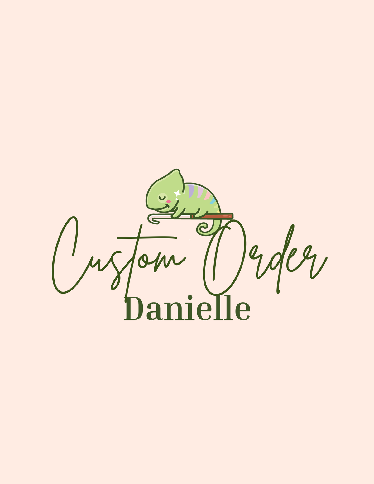 Custom Order for Danielle