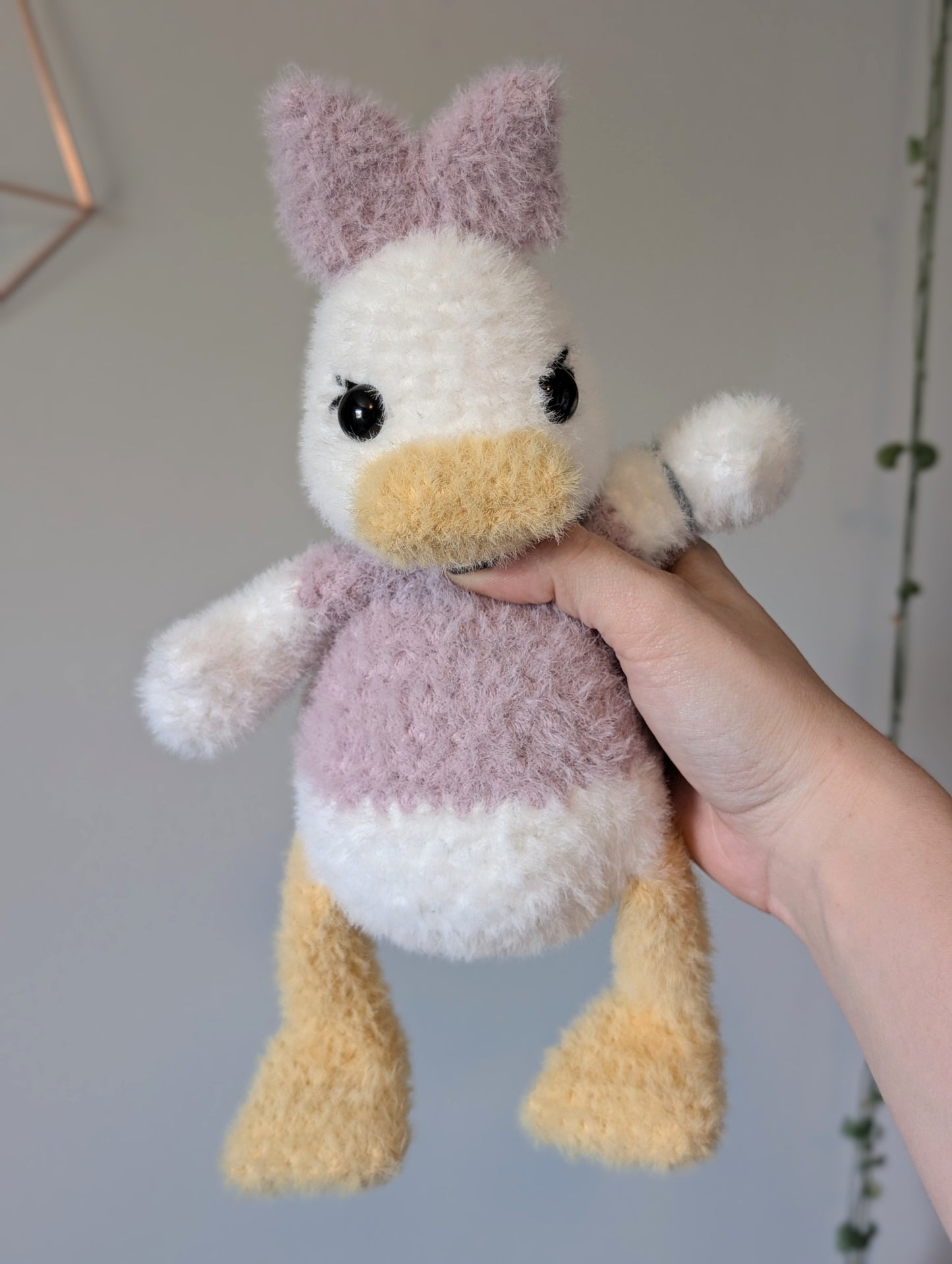 Donald or Daisy - Fuzzy Crochet Stuffed Animals