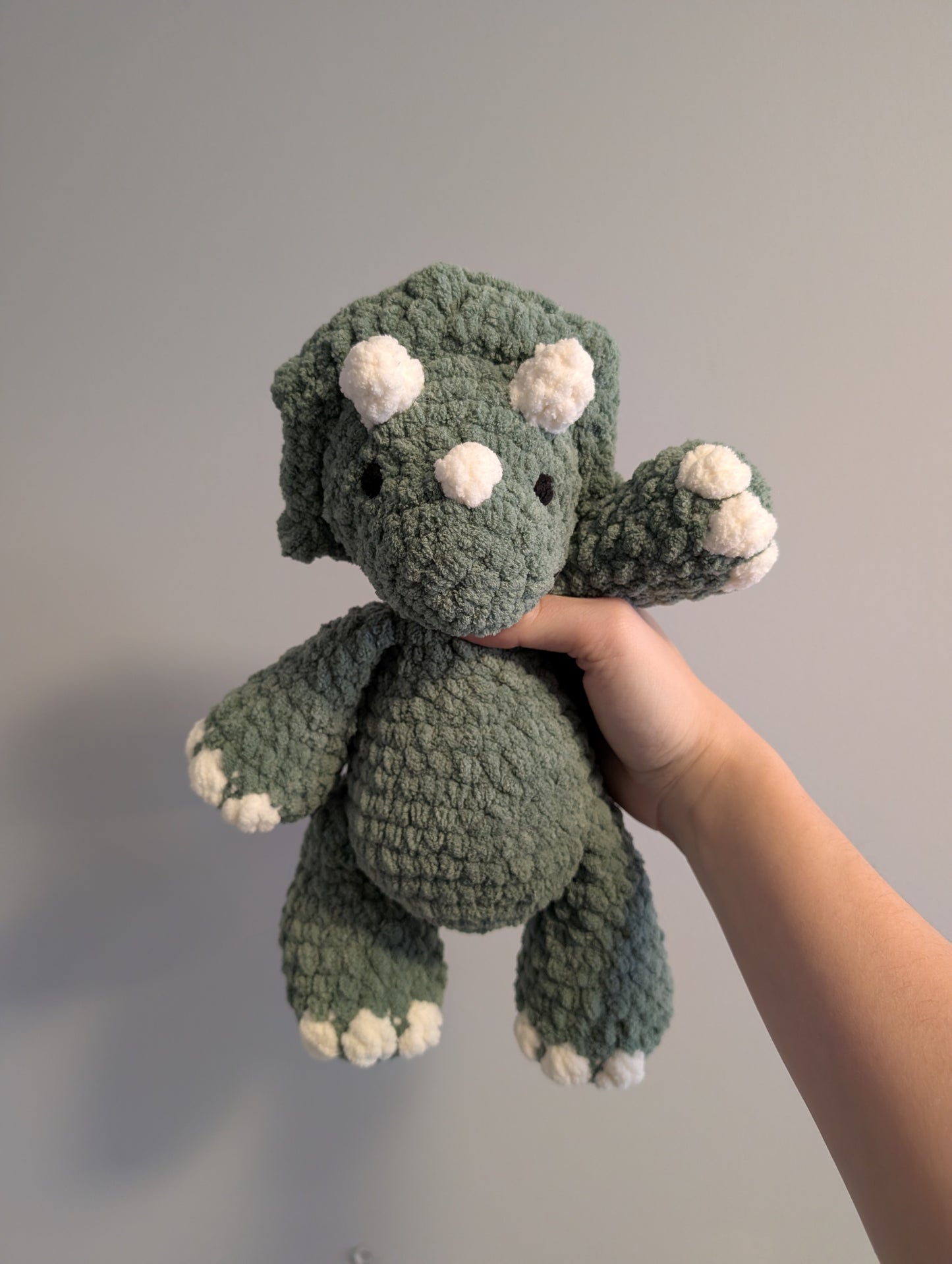 Triceratops Crochet Stuffie