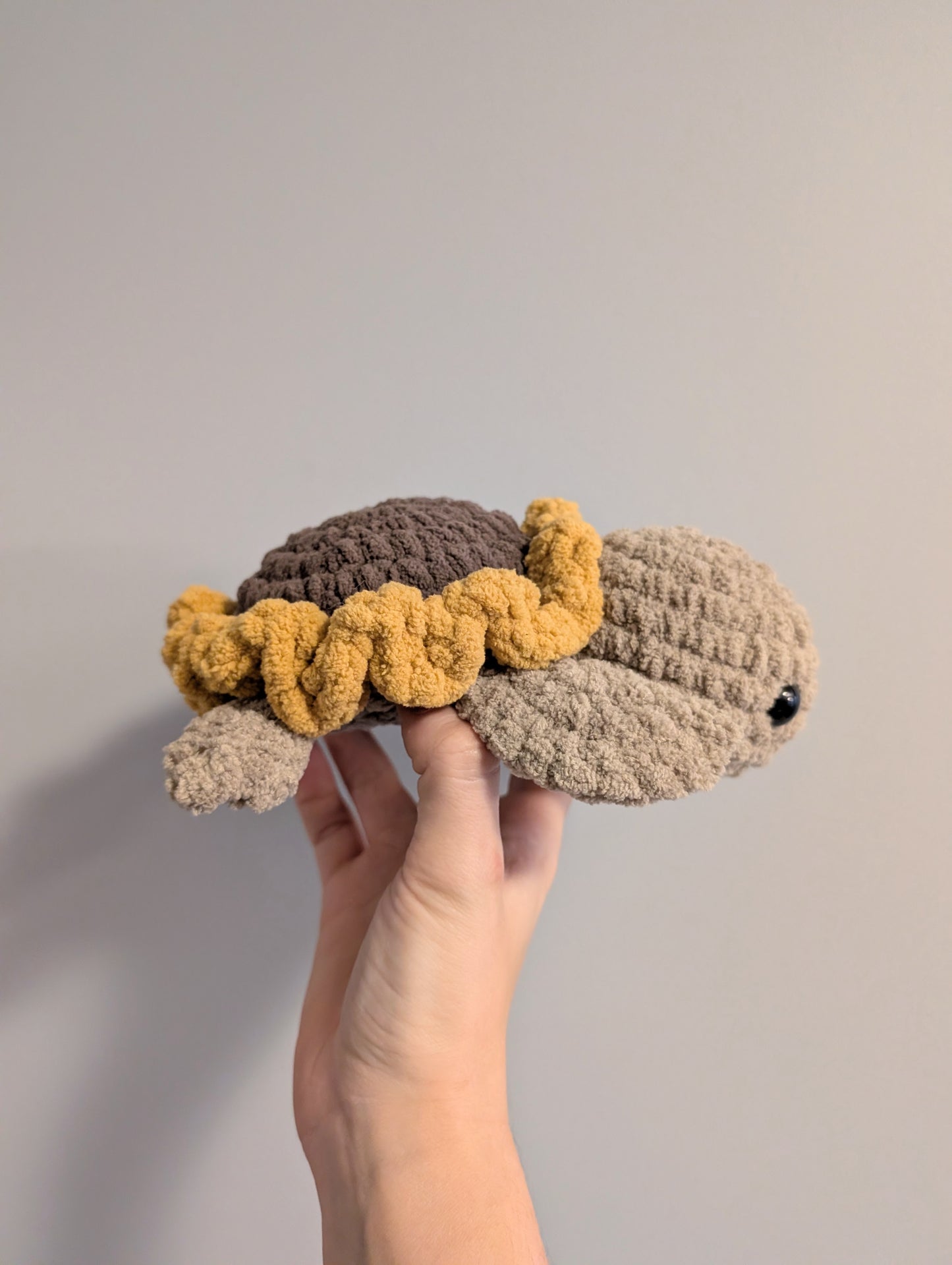 Sunflower Turtle - Crochet PATTERN ONLY