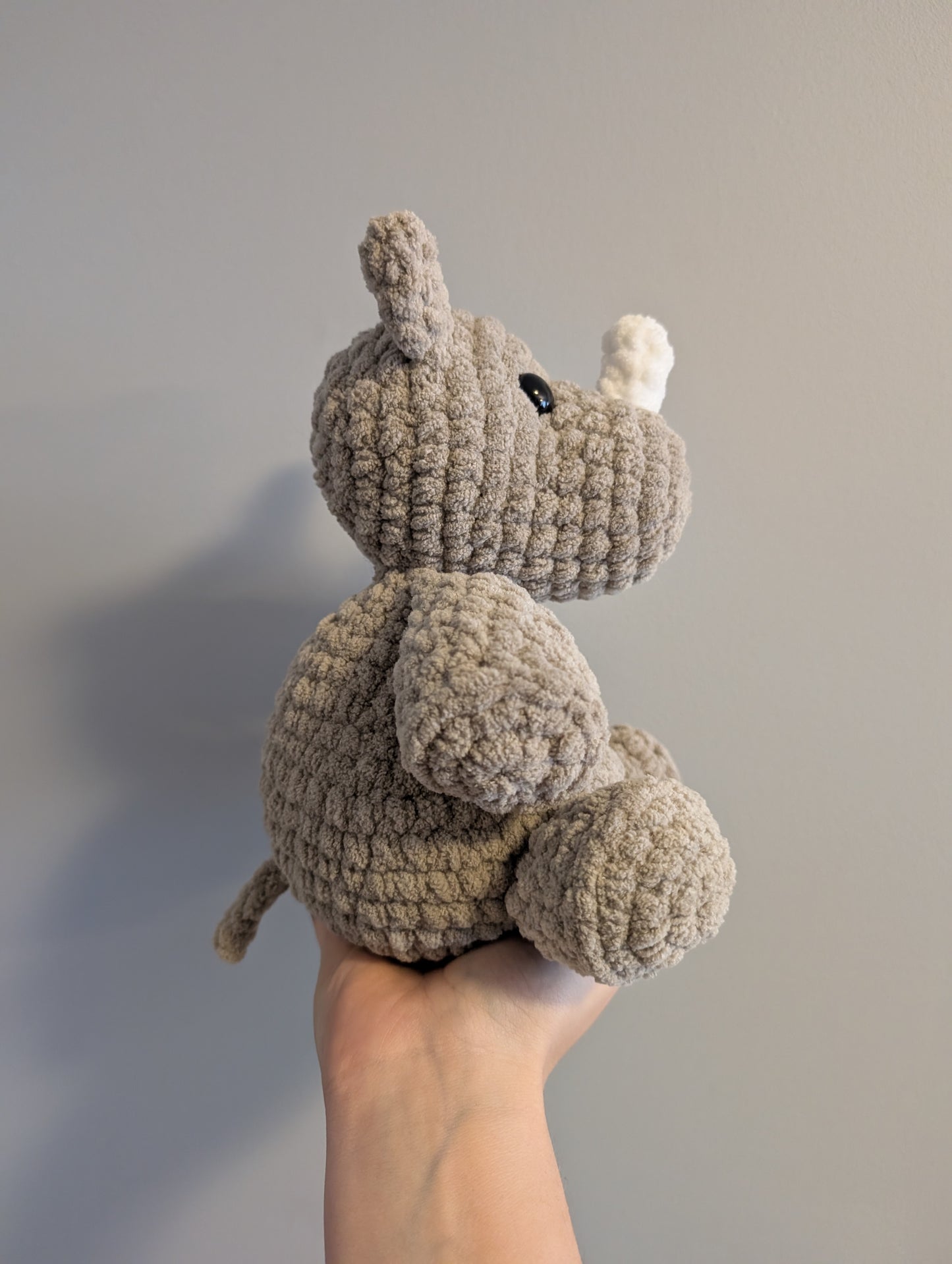 Rhino - Crochet PATTERN ONLY – Plush Fundraiser