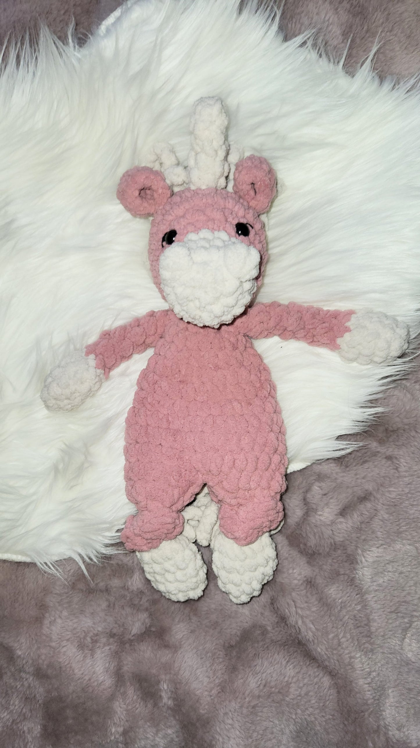 Custom Unicorn - Crochet Snuggler