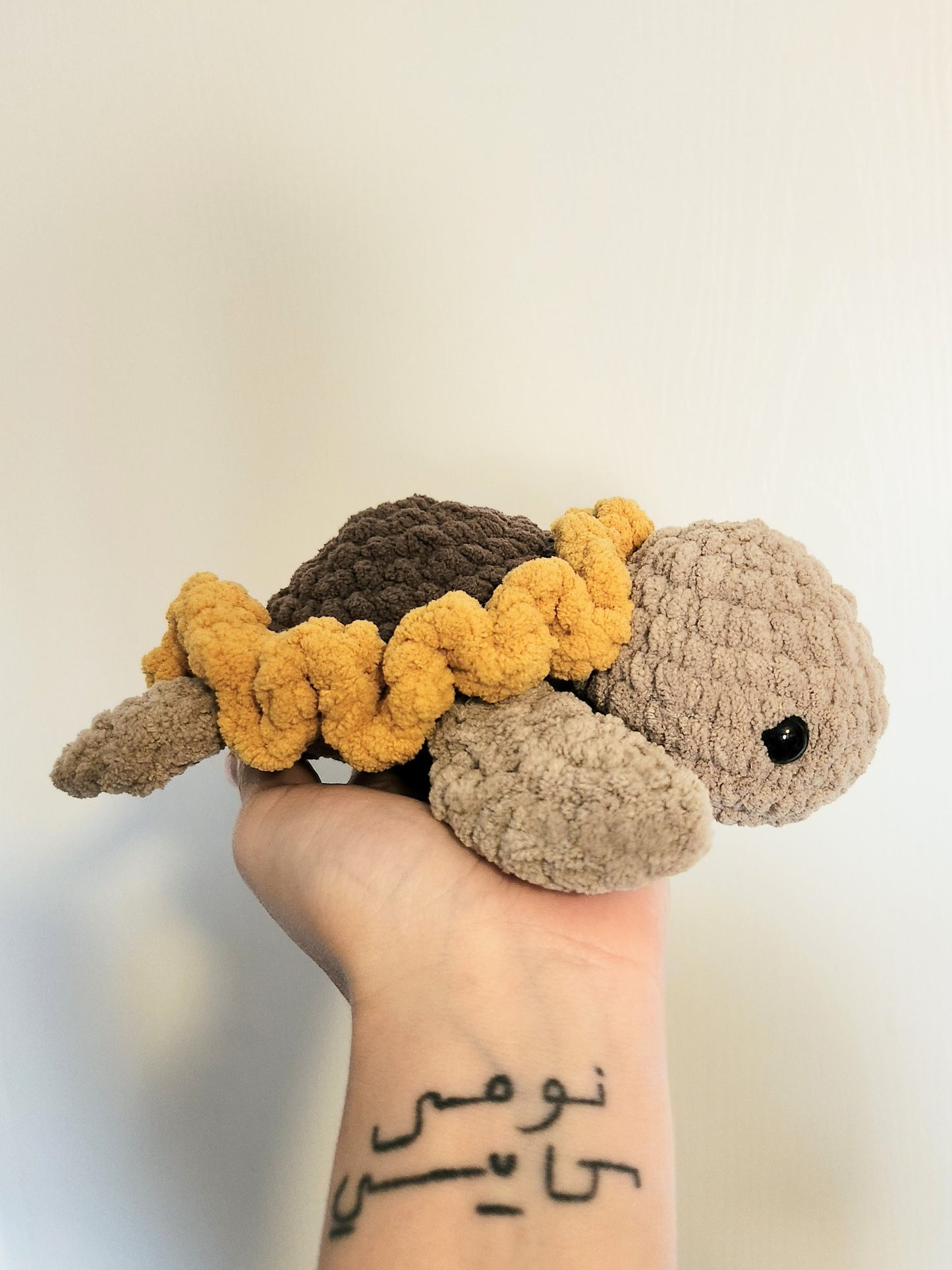 Sunflower Turtle – Crochet Stuffed Animal