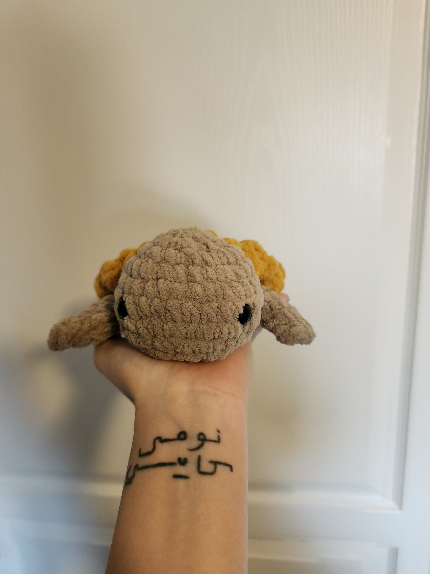 Sunflower Turtle - Crochet PATTERN ONLY
