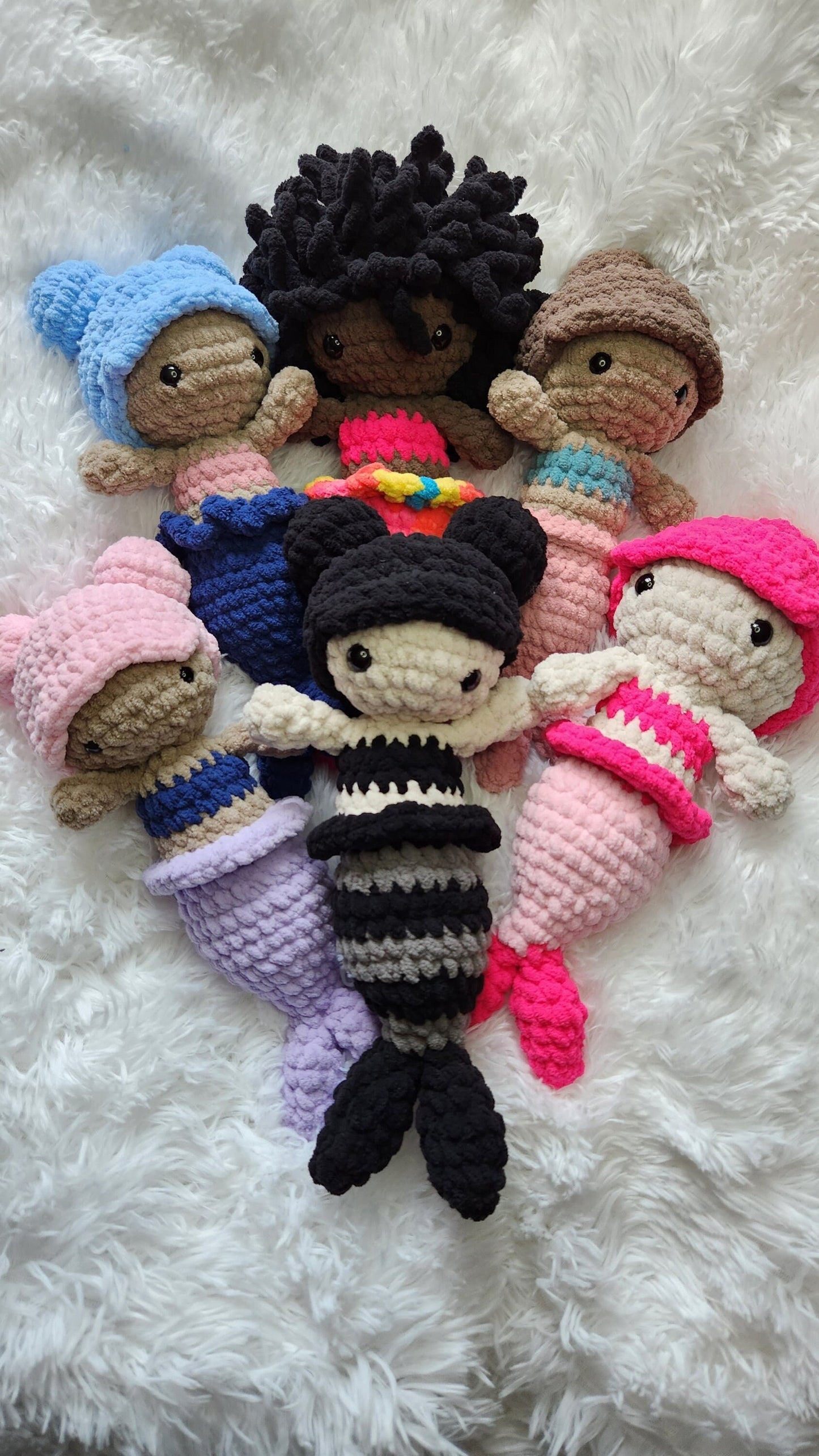 Mermaid Customizable - Crochet Stuffed Animal