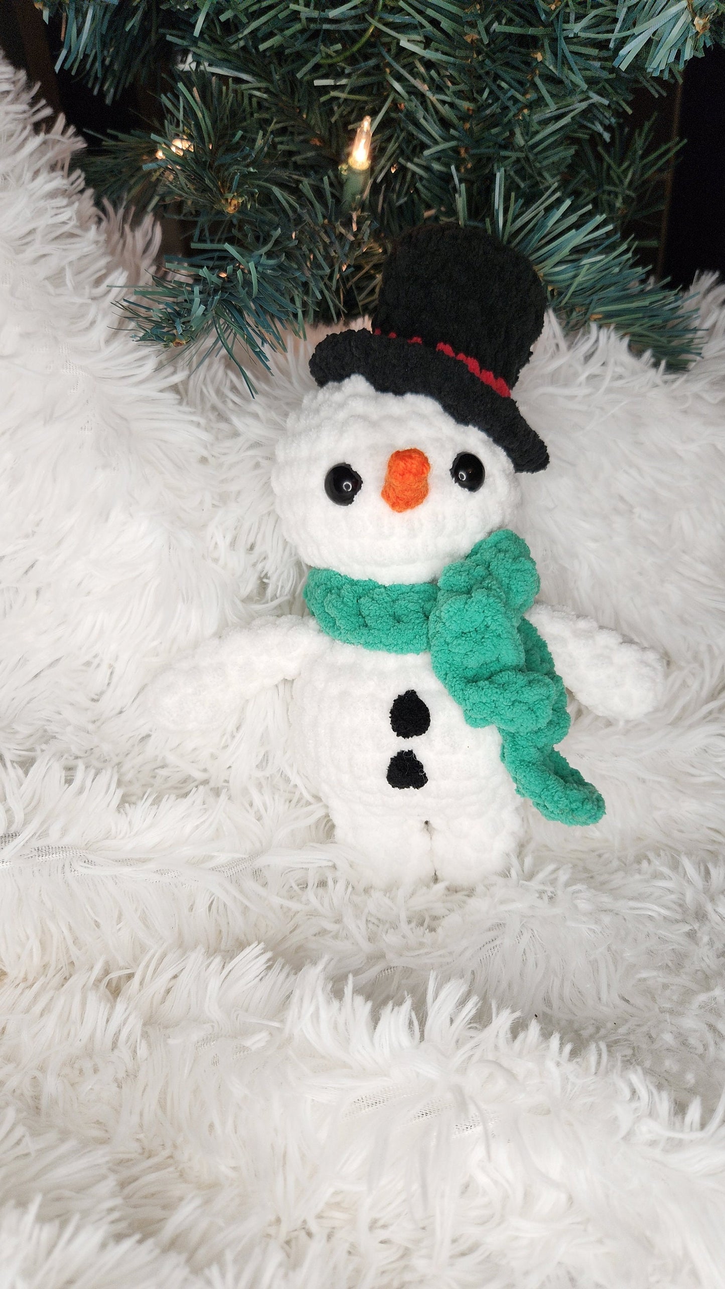 Snowman Crochet PATTERN ONLY