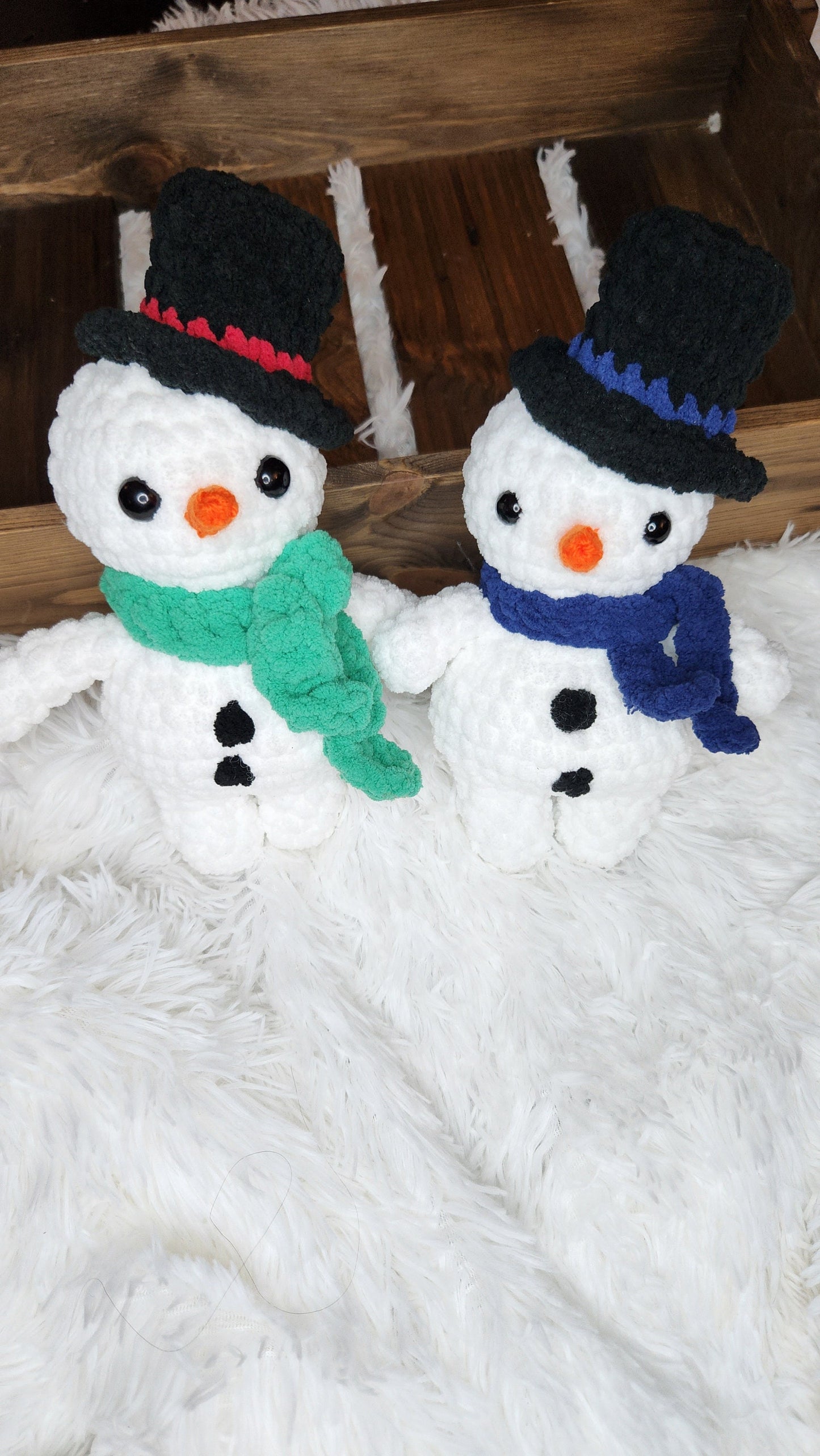 Snowman Crochet PATTERN ONLY