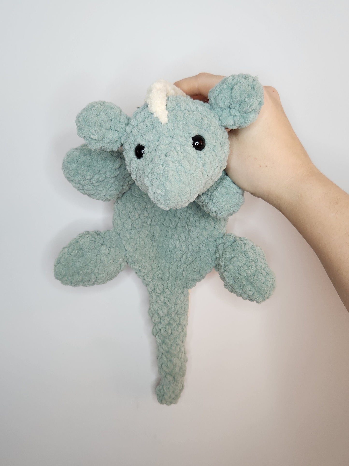 Sea Monster - Crochet Snuggler - READY TO SHIP