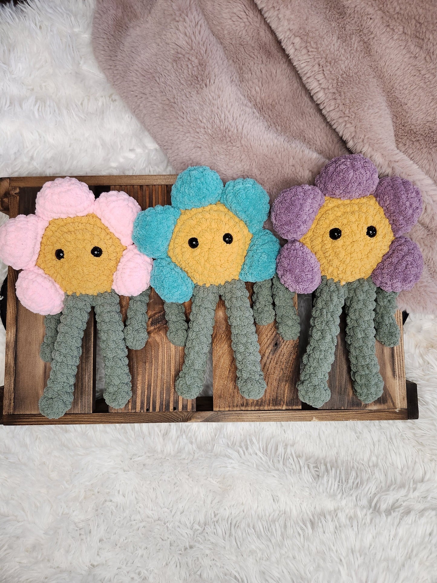 Custom Groovy Flower - Crochet Stuffie