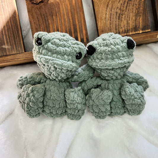 Spring Mini: Frog Crochet PATTERN ONLY