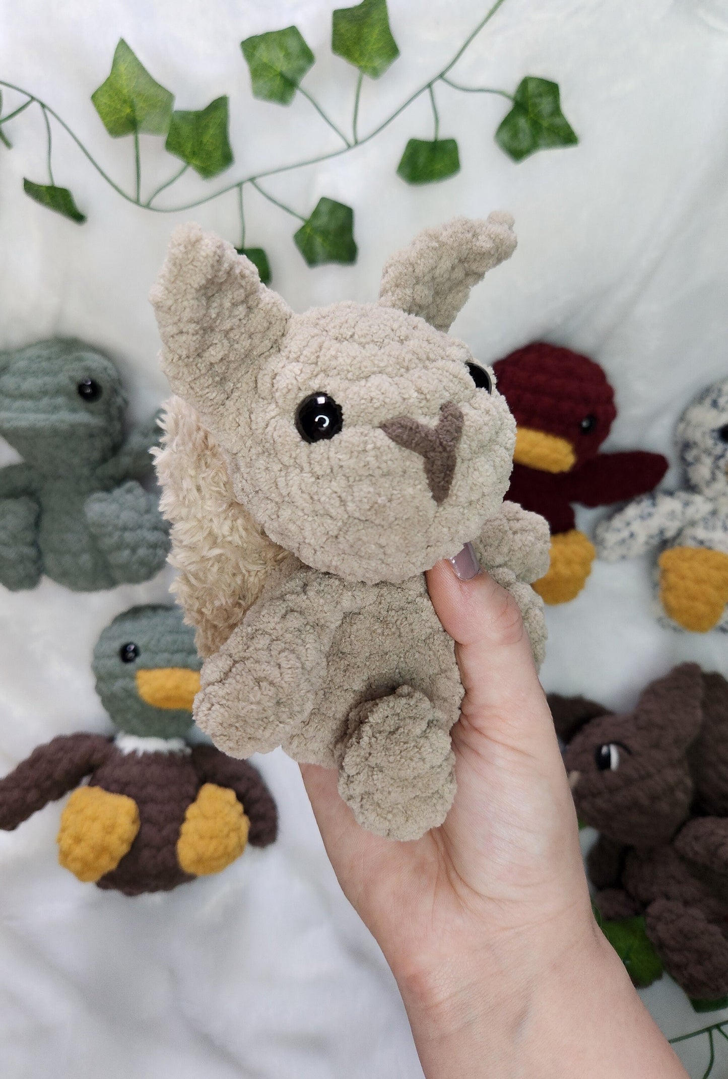 Spring Mini: Squirrel Crochet PATTERN ONLY