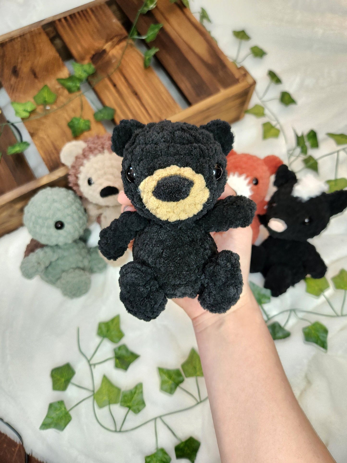 Woodland Mini: Bear - Crochet PATTERN ONLY