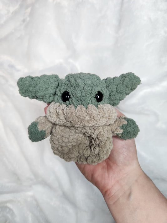 MINI Green Alien Snuggler PATTERN ONLY