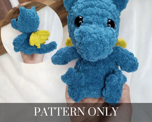 Magical Mini: Dragon Crochet PATTERN ONLY