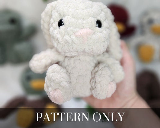Spring Mini: Bunny Crochet PATTERN ONLY