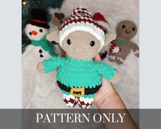 Elf Crochet PATTERN ONLY