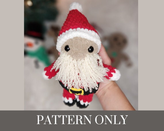 Santa Crochet PATTERN ONLY