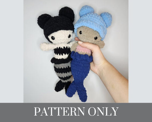 Mermaid Crochet PATTERN ONLY