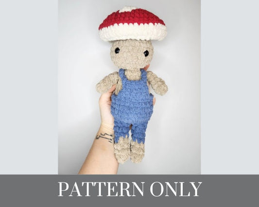 Mushroom Boy - Crochet PATTERN ONLY