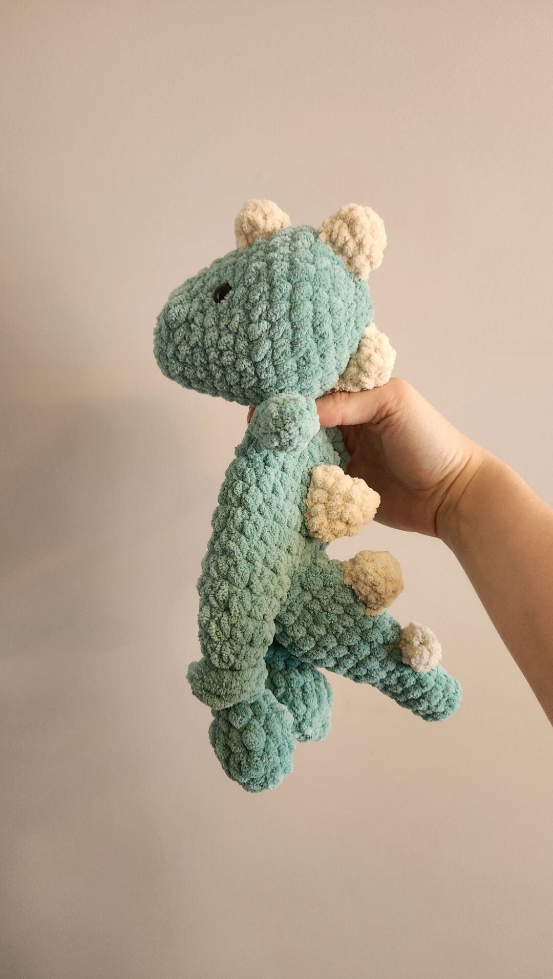 Custom Dinosaur - Crochet Snuggler Crocheted