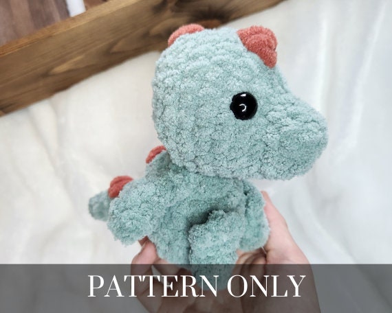Magical Mini: Dinosaur - Crochet PATTERN ONLY