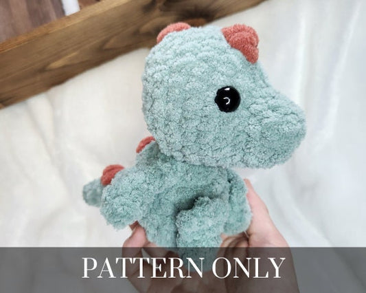 Magical Mini: Dinosaur - Crochet PATTERN ONLY