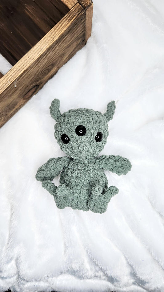 Space Mini: Alien - Crochet PATTERN ONLY DIY