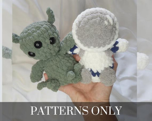 Bundle Space Minis - Crochet PATTERNS ONLY