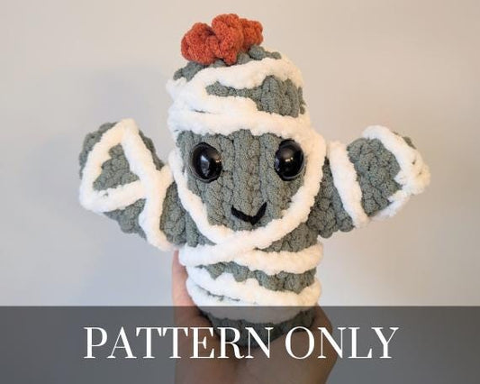 Mummy Cactus - Crochet PATTERN ONLY