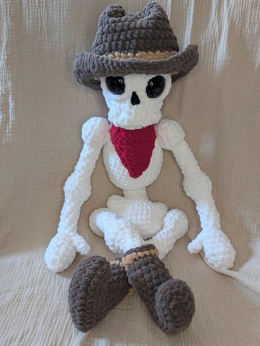 Cowboy Skelly Crochet PATTERN ONLY
