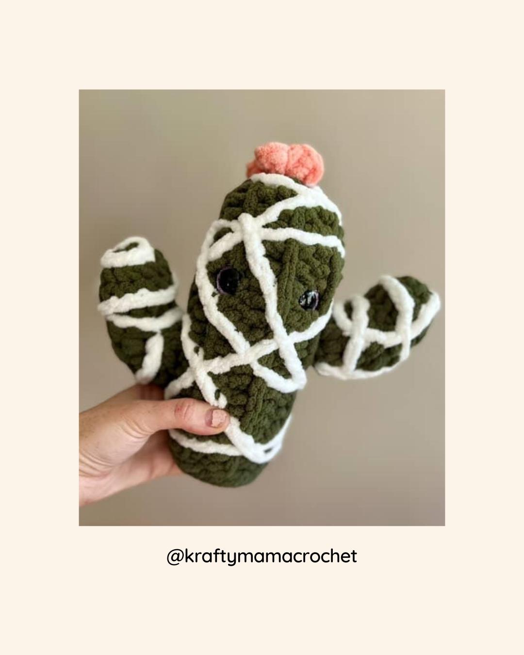 Mummy Cactus - Crochet PATTERN ONLY