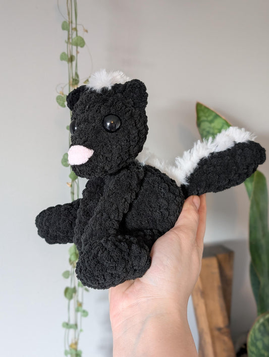 Skunk - Crochet Stuffed Animal