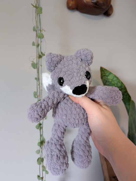 Wolf/Husky - Crochet Stuffed Animal