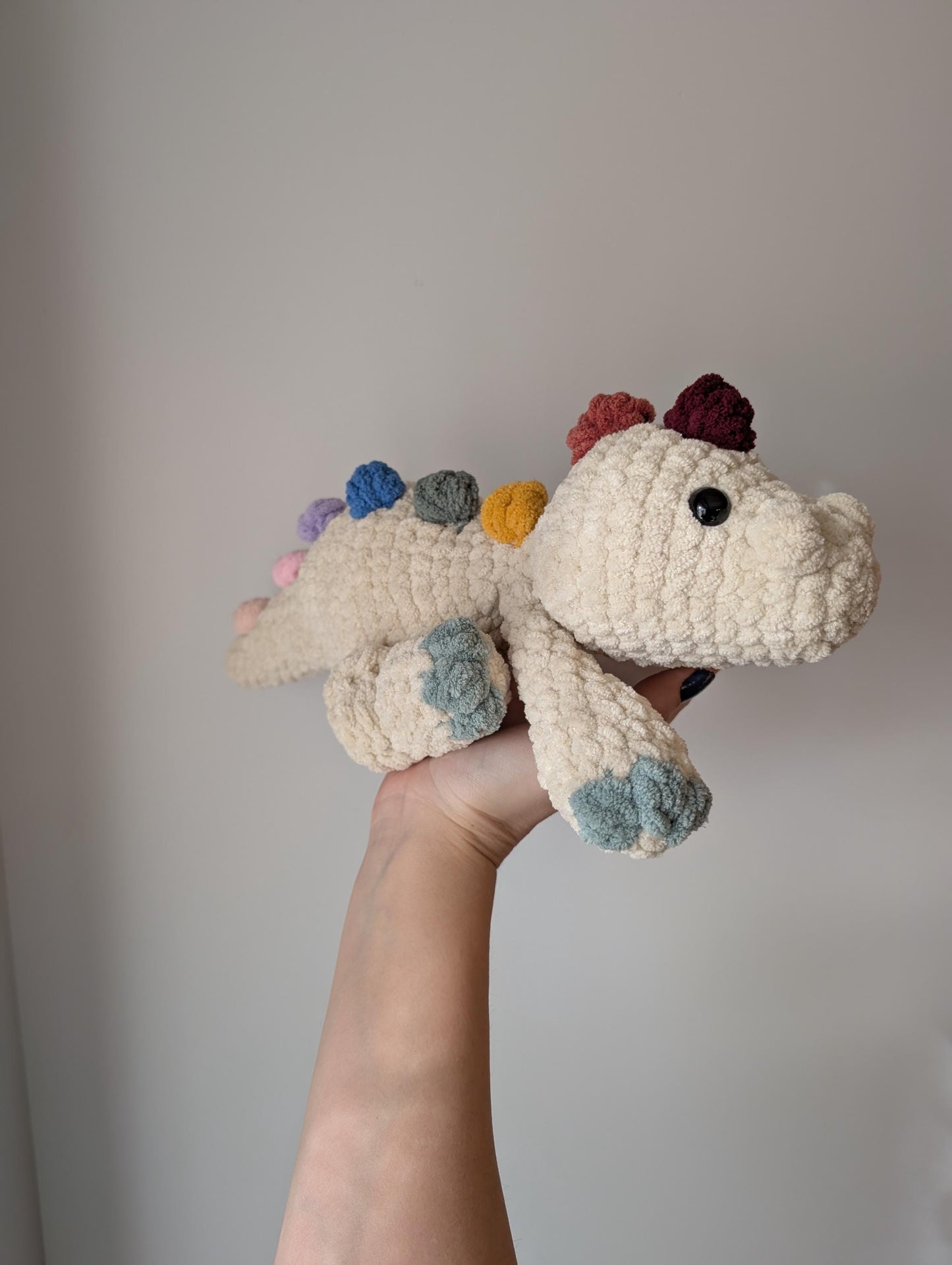 Dinosaur - Crochet Stuffed Animal - READY TO SHIP