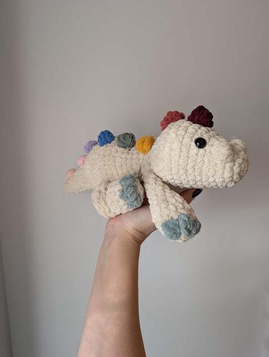 Dinosaur - Crochet Stuffed Animal - READY TO SHIP