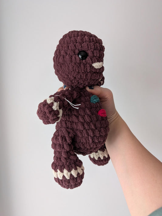 Gingerbread Person - Crochet Doll READY TO SHIP!