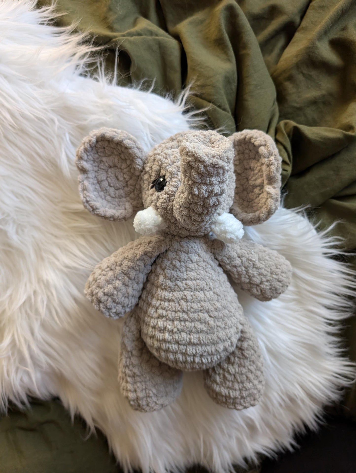 Elephant - Crochet PATTERN ONLY – Plush Fundraiser