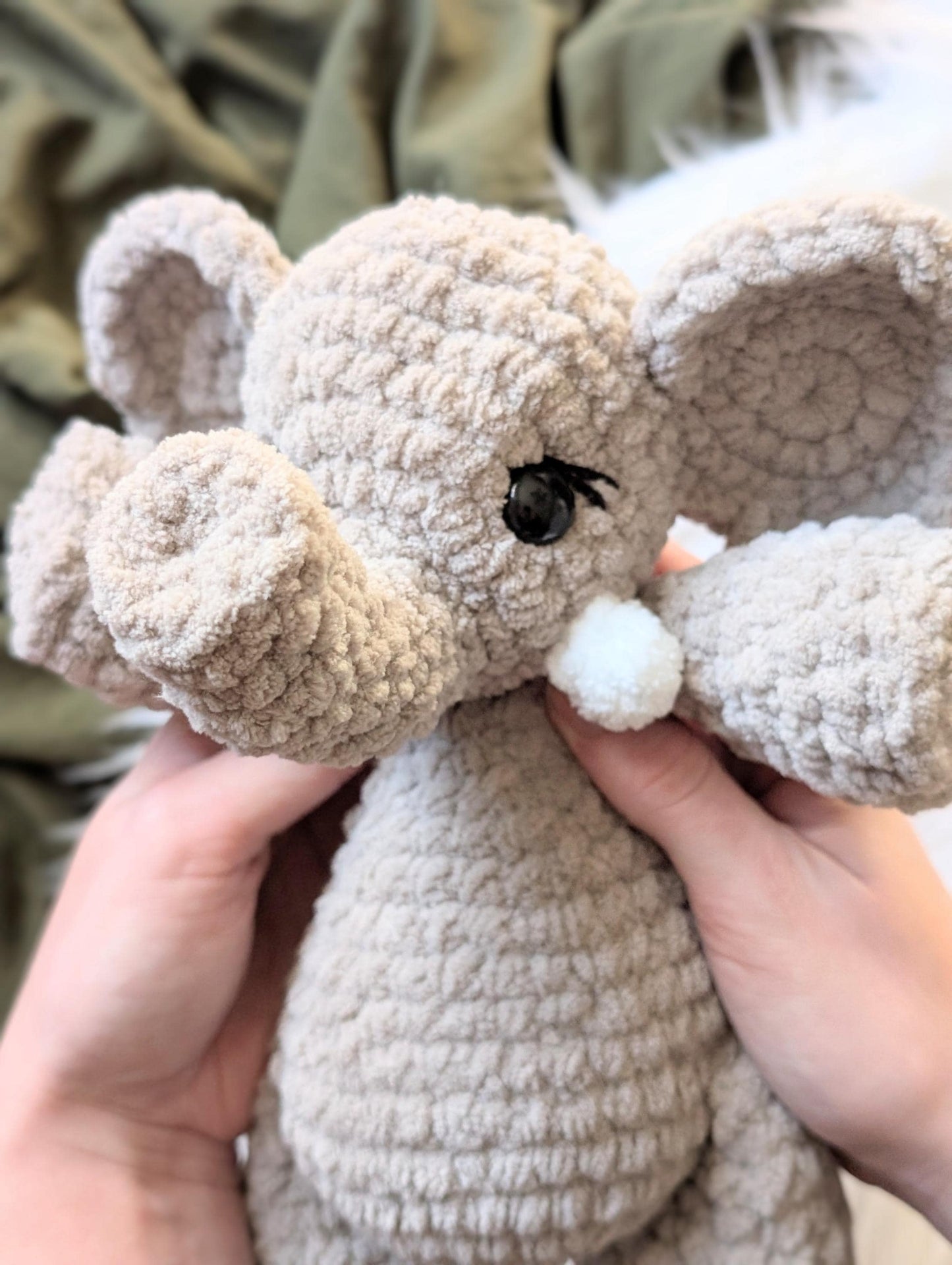 Elephant - Crochet PATTERN ONLY – Plush Fundraiser